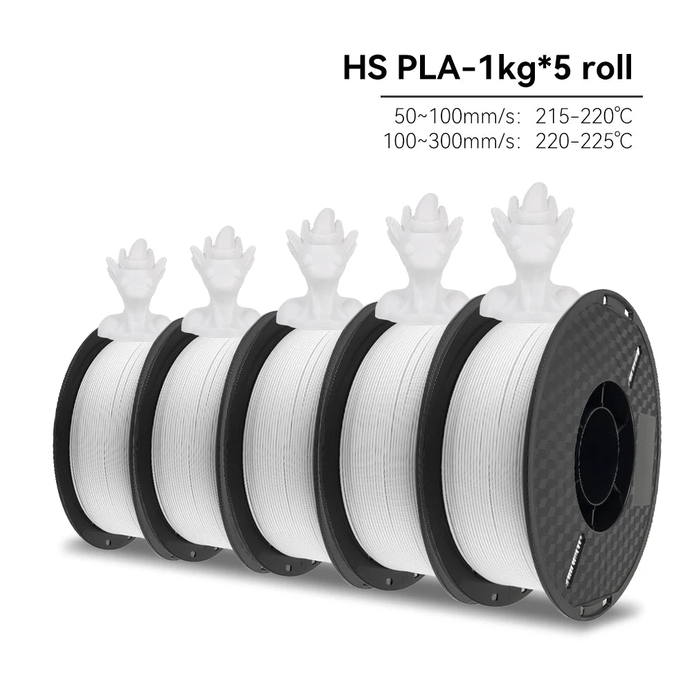 KEEPANG PLA/HS-PLA/PLA Matte/PLA Pro 5KG PLA 3D Filament 1.75mm 1KG/Roll (2.2lbs) Neatly Wound 3D Printing Materials