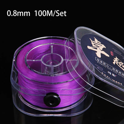 0.8mm Elastic Thread Cords Flat Crystal Line Nylon Rubber Stretchy Cord Rope