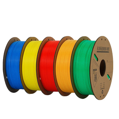 KINGROON PLA Filament 1.75mm 3D Printer 5/10Rolls Plastic Material 100% No Bubble for FDM 3D Printer MIX