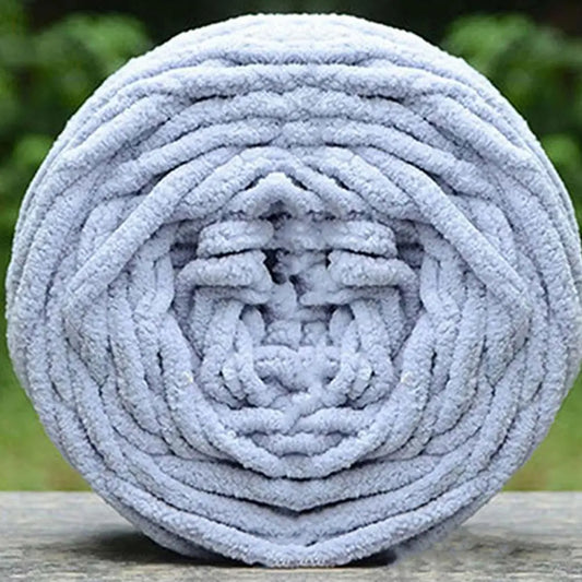 40m Knitting Yarn Soft DIY Crochet Yarn Solid Color Chunky