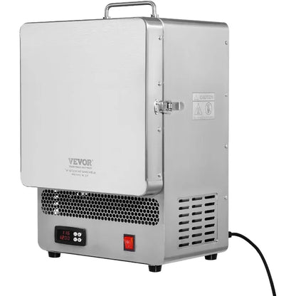 VEVOR Electric Kiln, 1500W Melting Furnace Max Temperature 2192℉/1200℃, Stainless Steel, for Wax Casting, Clay