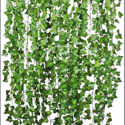 12pcs, 84 Feet Artificial Ivy Leaves Garland