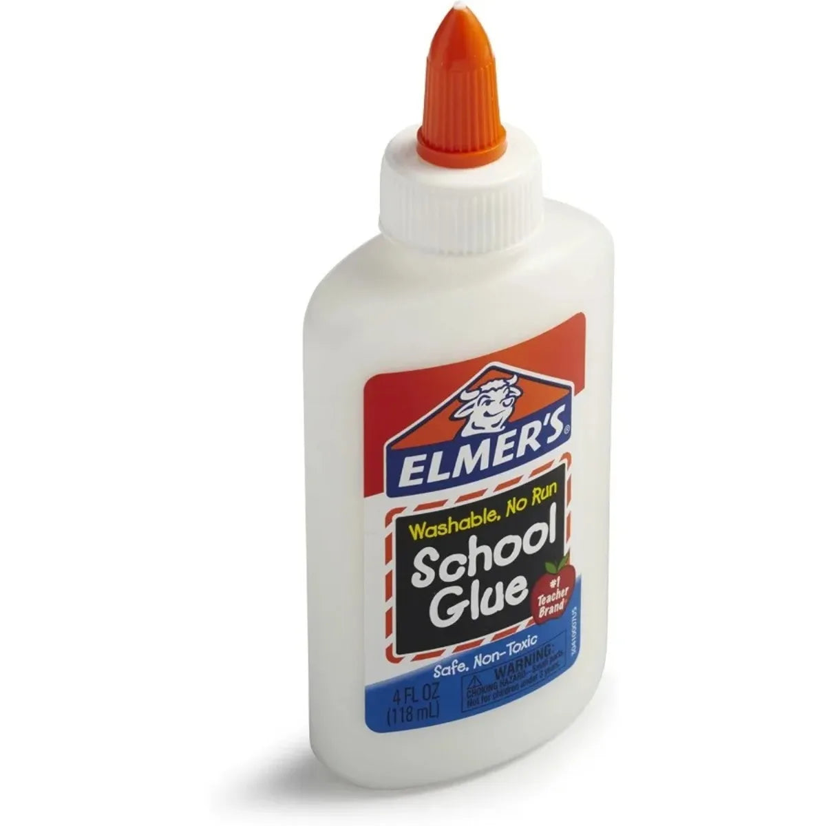 4oz Washable School Glue, Non-Toxic Liquid Adhesive