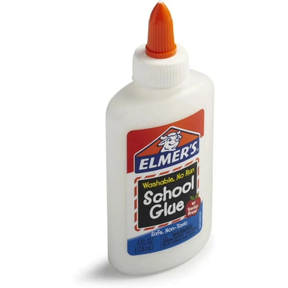 4oz Washable School Glue, Non-Toxic Liquid Adhesive