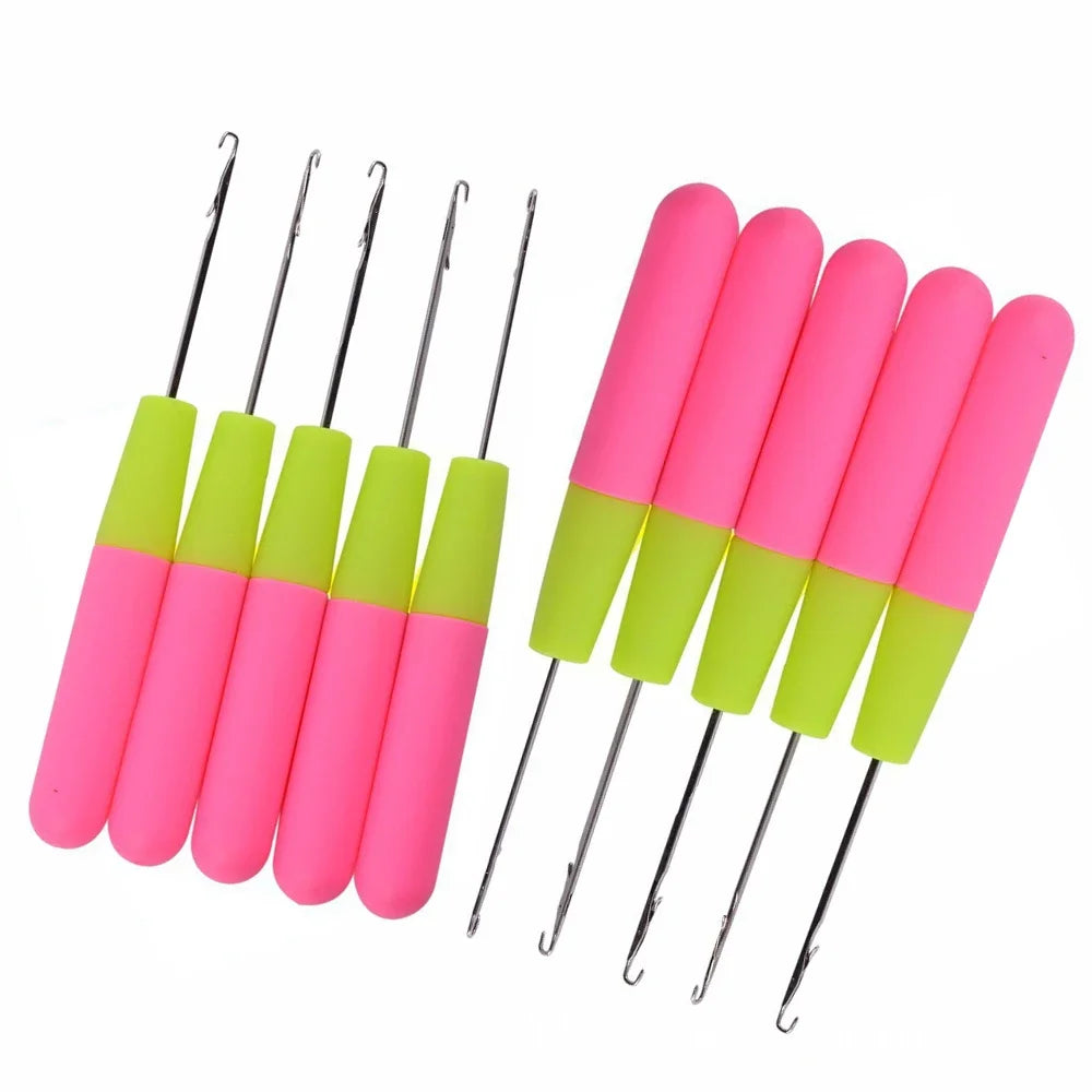 Plastic Crochet Hook Needle 10/15 Pcs