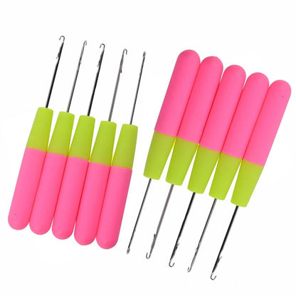Plastic Crochet Hook Needle 10/15 Pcs