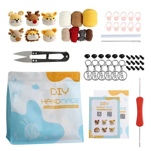 Kids Crochet Kit For Beginners Handmade Animal