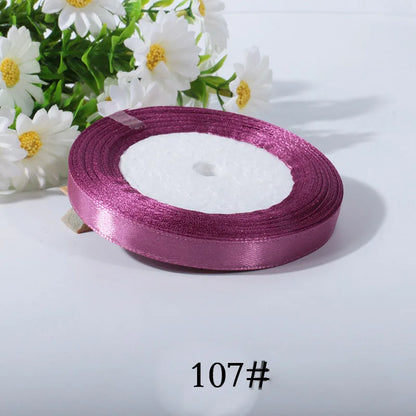 20mm 25yards per roll Silk Satin Ribbons