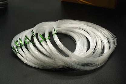 0.4 0.5 0.6 0.7 0.8 1mm Dia Crystal Nylon Thread Transparent Non-elastic Fishing Line Beading Cord For DIY Jewelry Finding HK197