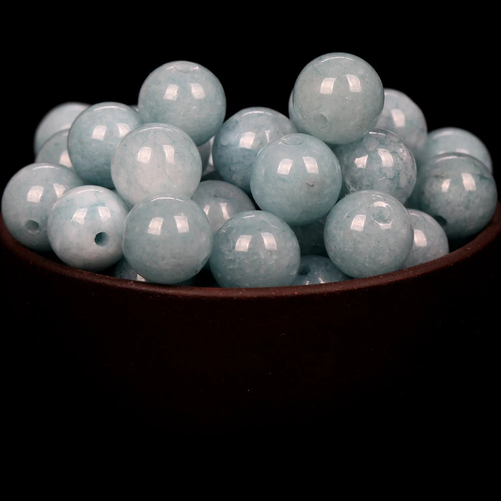 Natural Round Tiger Eye Amazonite Lava Turquoises Agates Jaspers Garnet Spacer Loose Stone Beads For Jewelry Making