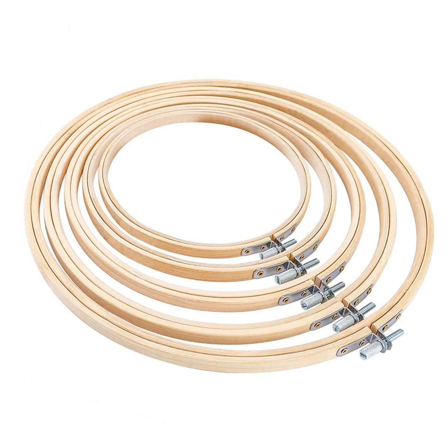 High Quality Beech Wood Embroidery Hoop Circle Rings Holder