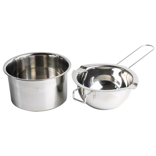2 Pcs Candle Wax Melting Pot Long Handled 400ml
