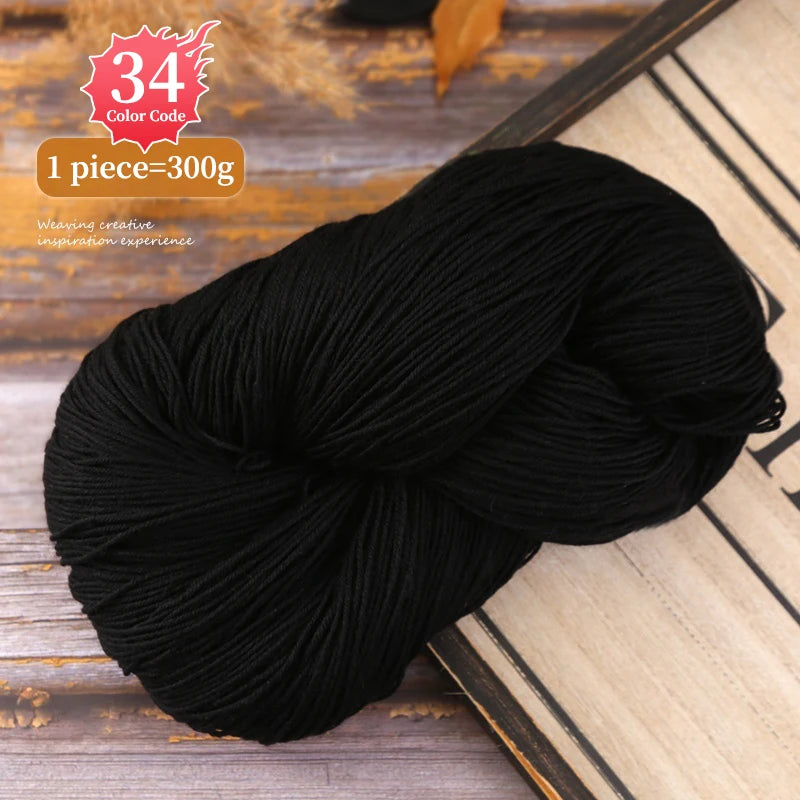300g Alpaca Wool Yarn in Multiple Optional Colors Used for Knitting Fashionable Sweaters Scarves Gloves Hats Coats