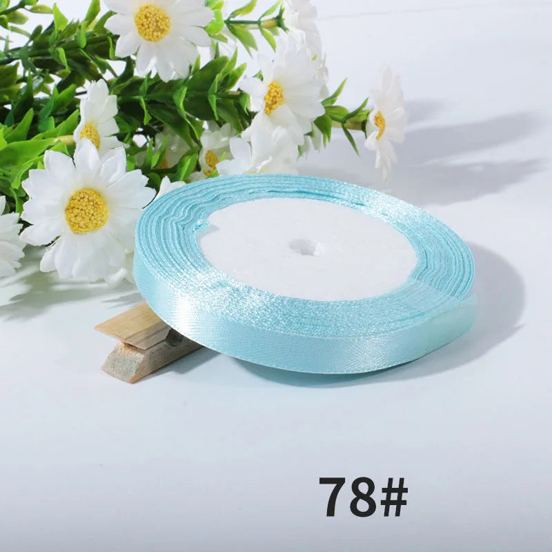 20mm 25yards per roll Silk Satin Ribbons