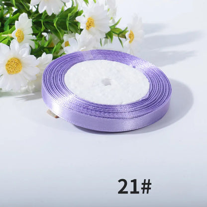 20mm 25yards per roll Silk Satin Ribbons