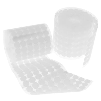 1000 Pairs Double-sided Adhesive Fastener Tape Hooks Disks Nylon Stickers