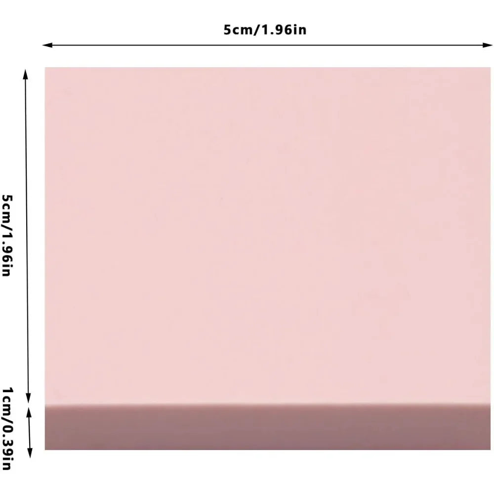 8 2 "x2" pink rubber carving blocks, suitable for stamp crafts, soft and easy to carve