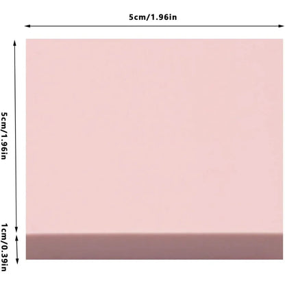 8 2 "x2" pink rubber carving blocks, suitable for stamp crafts, soft and easy to carve