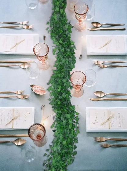 12pcs, 84 Feet Artificial Ivy Leaves Garland