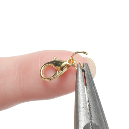 930pcs/Box Jewelry Findings Kits Open Jump Rings Lobster Clasps Hooks Pliers Tweezers for DIY Bracelet Necklace Jewelry Making