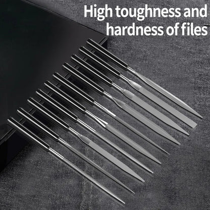 10pcs/set Metal Needle File Set Wood Rasp Metal Polishing Hand File Tools