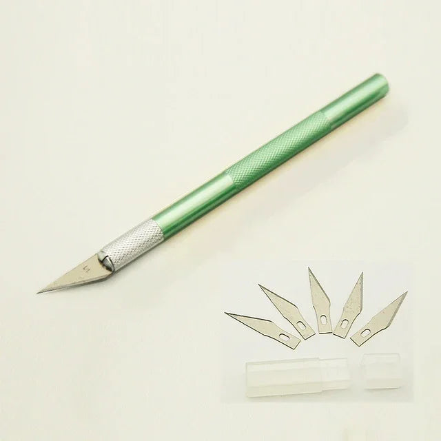 Metal Carving Scalpel Tools Kit Anti-Slip Blades Engraving Craft knives