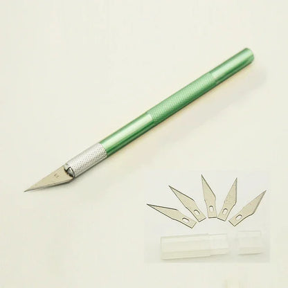 Metal Carving Scalpel Tools Kit Anti-Slip Blades Engraving Craft knives