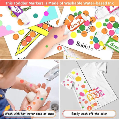 Dot Markers Daubers Washable Art Markers 8 Colors
