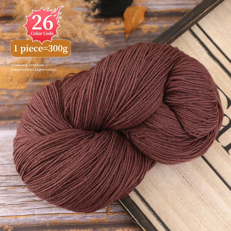 300g Alpaca Wool Yarn in Multiple Optional Colors Used for Knitting Fashionable Sweaters Scarves Gloves Hats Coats