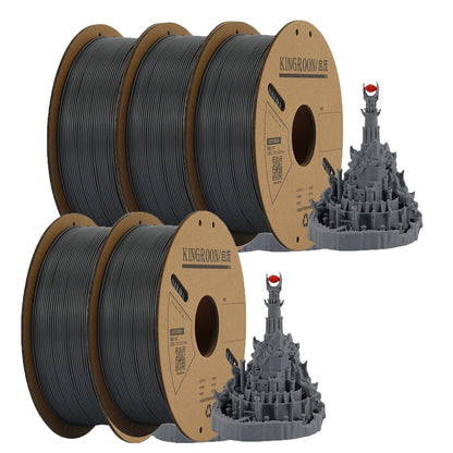 KINGROON PLA Filament 1.75mm 3D Printer 5/10Rolls Plastic Material 100% No Bubble for FDM 3D Printer MIX