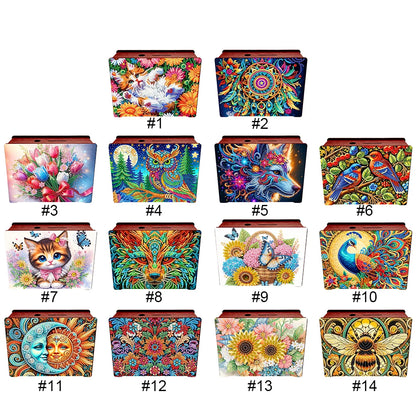 Creative 5D DIY Diamond Painting Piggy Bank Desktop Art Kits Storage Box Rhinestones