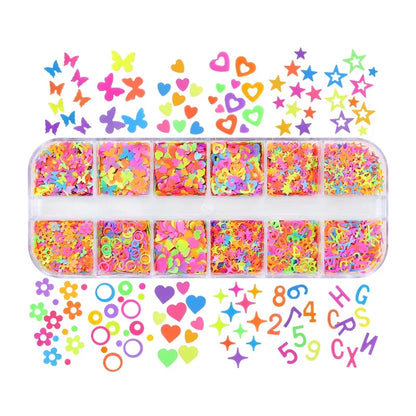 Holographic Letters Resin Sequins Fillers Epoxy Filling Crafts Materials Iridescent Glitter Flakes