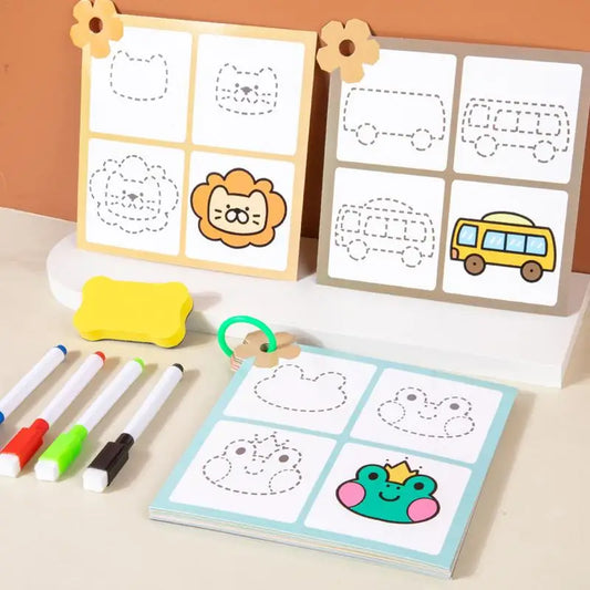 Dry Erase Pen Control Book Pen Tracing Workbook Kids Ages 3