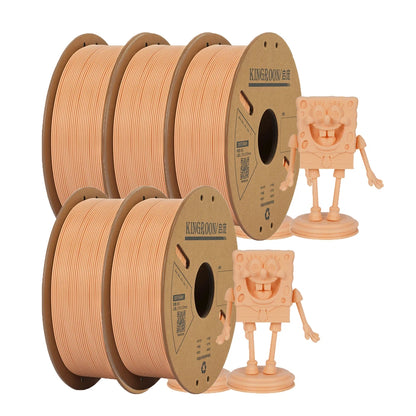 KINGROON PLA Filament 1.75mm 3D Printer 5/10Rolls Plastic Material 100% No Bubble for FDM 3D Printer MIX