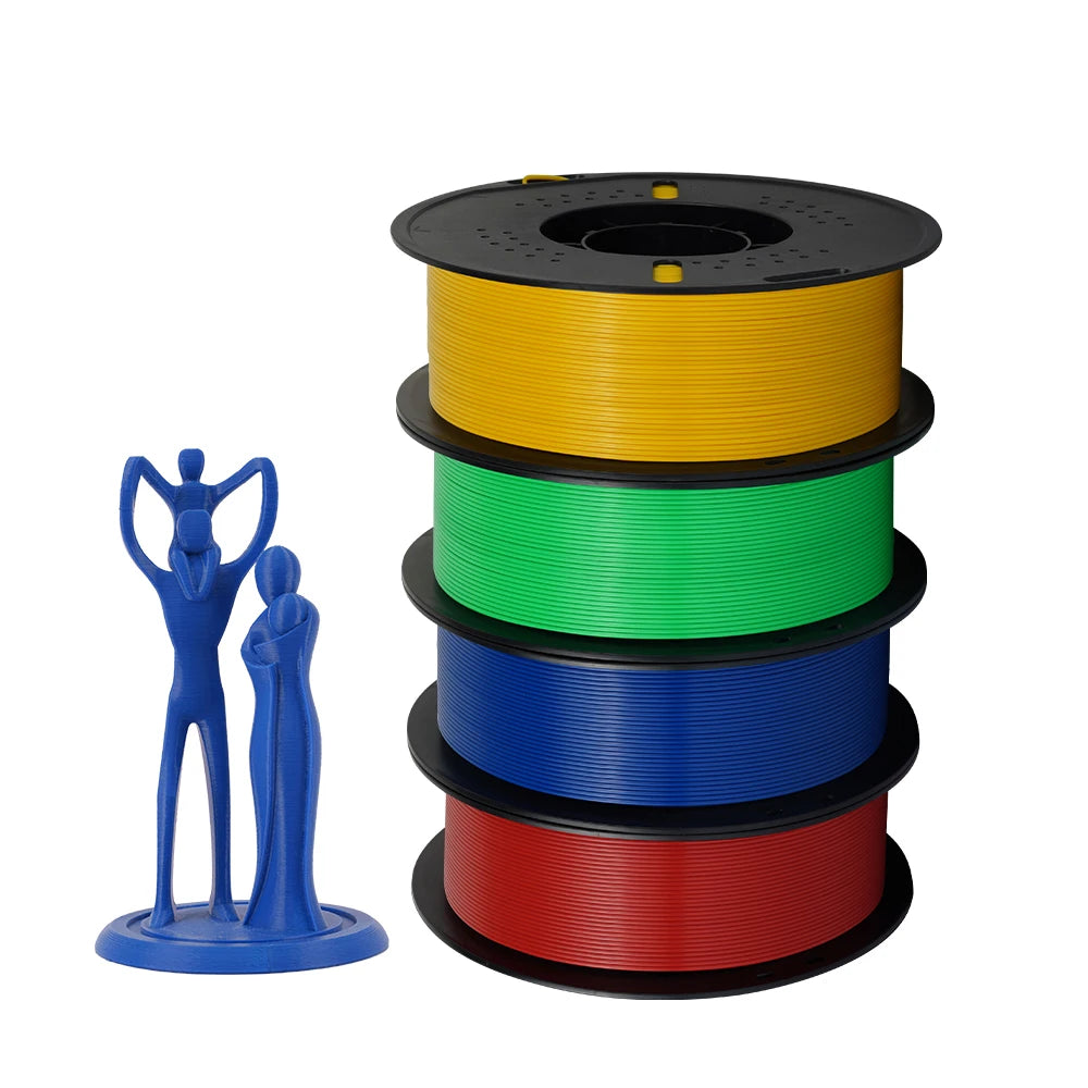 KINGROON 22LBS PETG or PLA filament 3D Printer Filament 10 Rolls 1KG 1.75MM Eco-Friendly Good Toughness Mix Color