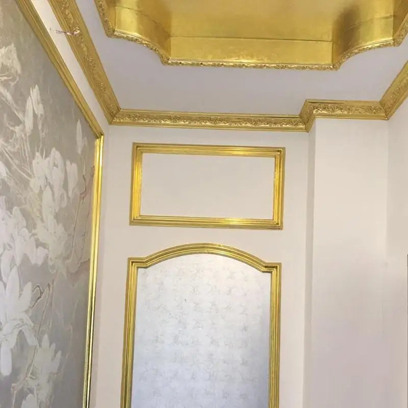 100pcs Imitation Gold Sliver Copper Foil Paper Leaf Flake Gilding Sheets