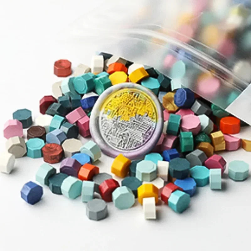 100Pc Retro Sealing Wax Seal Stamp Wax Beads Scrapbook Material Wedding Birthday Party Invitation stamp