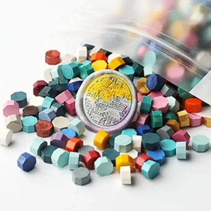 100Pc Retro Sealing Wax Seal Stamp Wax Beads Scrapbook Material Wedding Birthday Party Invitation stamp