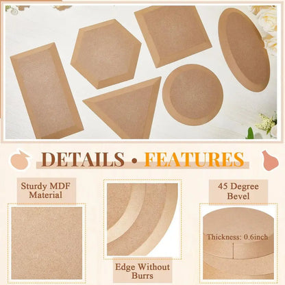 Pcs Ceramic Mold for Clay Wooden Pottery Molds for Clay Slump for Pottery Ceramic Plate Tools for Handbuilding Dish Plate, 6