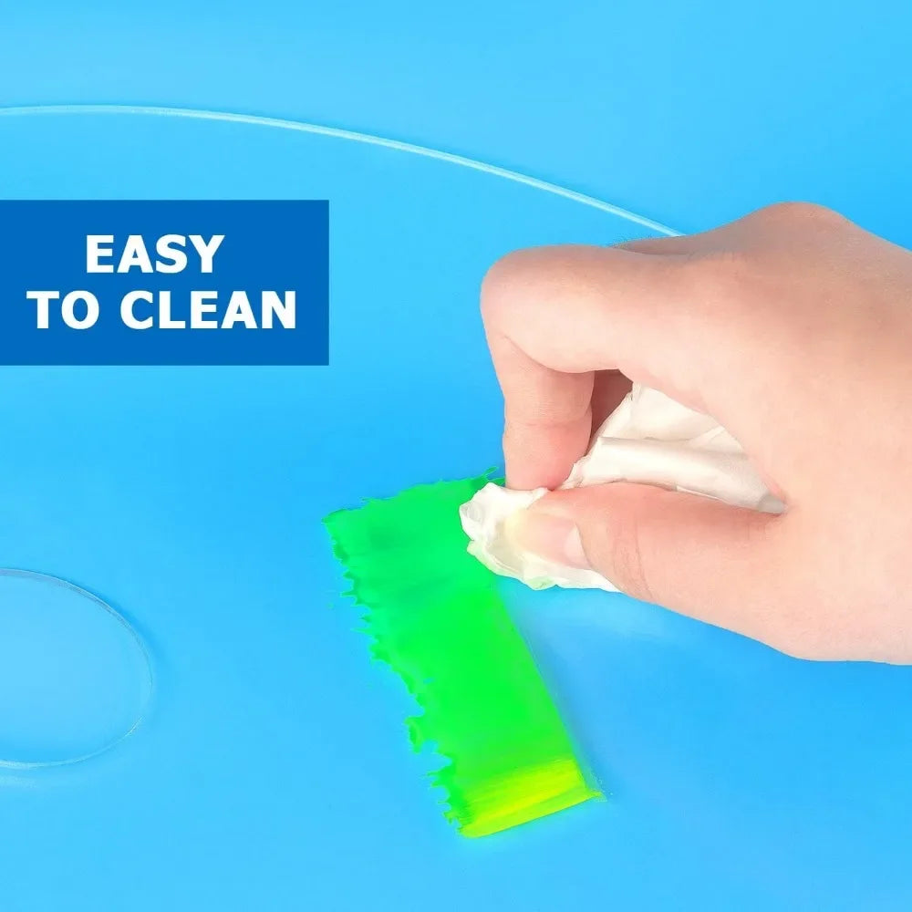 11.8 x 7.9 inch acrylic palette with thumb hole clear paint tray for easy clean non-stick artist tray oil watercolor process