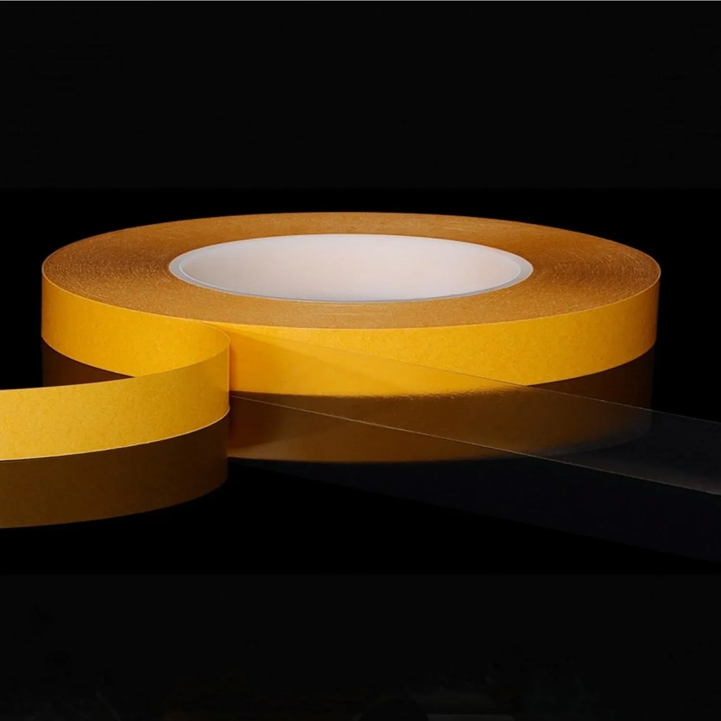 Ultra-thin double-sided tape 1 inch x 66 feet clear