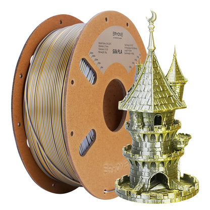 ERYONE Dual Color Series Silk PLA And Matte PLA 1KG 1.75mm Diameter High Quality Filament For FDM 3D Printing