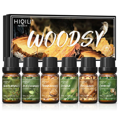 HIQILI Fragrance Oil Set, 6 PCS*10mL Pure Perfume Oil Set