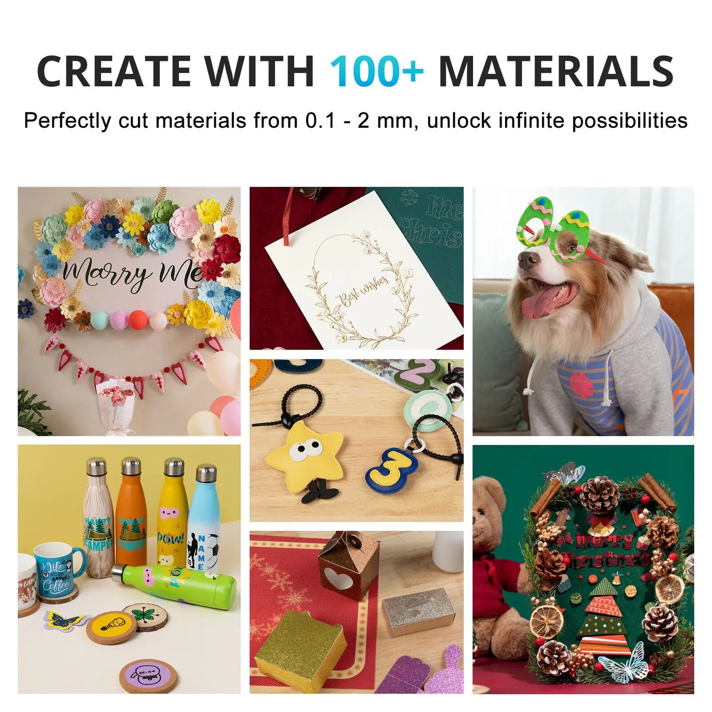 LOKLiK 5 in 1 Vinyl Cutting Machine Smart Cutting Machine Compatible with iOS Android Windows Mac Cuts 100+ Materials