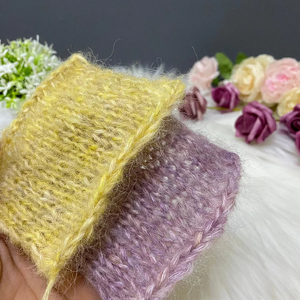 500G/PC Mohair Yarn High Quality Super Soft And Warm Baby Wool Crochet Yarn Anti-Pilling For Hand Knitting Scarves Sweaters Hats