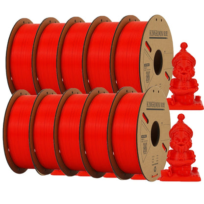 KINGROON PLA Filament 1.75mm 3D Printer 5/10Rolls Plastic Material 100% No Bubble for FDM 3D Printer MIX