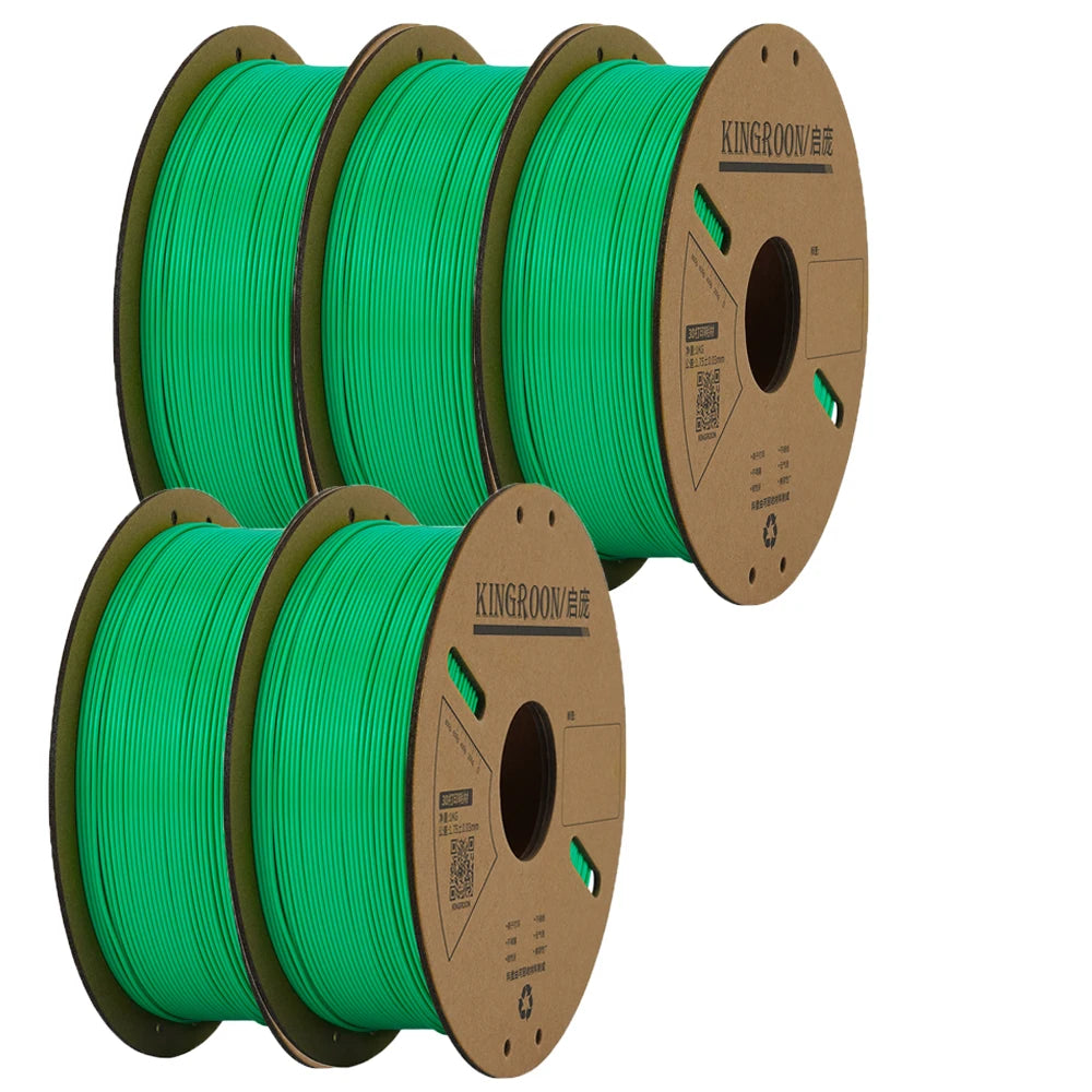 KINGROON PLA Filament 1.75mm 3D Printer 5/10Rolls Plastic Material 100% No Bubble for FDM 3D Printer MIX