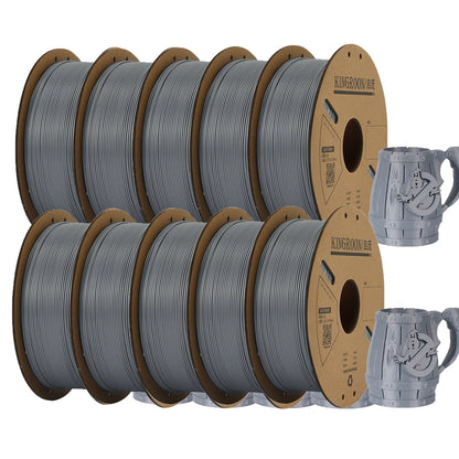 KINGROON PLA Filament 1.75mm 3D Printer 5/10Rolls Plastic Material 100% No Bubble for FDM 3D Printer MIX