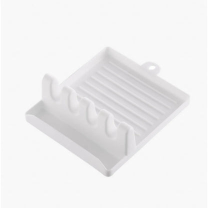 1Pc Paint Brush Rest Holder White Plastic 4 Slots Paintings Brushes Rests Drip Tray Pad