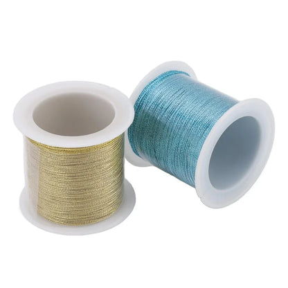 0.4mm 50m Crafts Nylon Cord Beading Braided Nylon Satin String